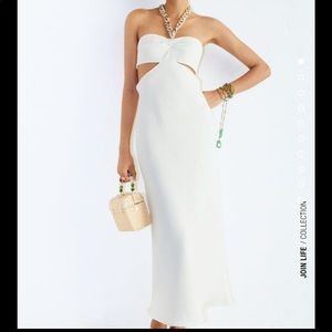 ZARA CUT OUT CHAIN DRESS